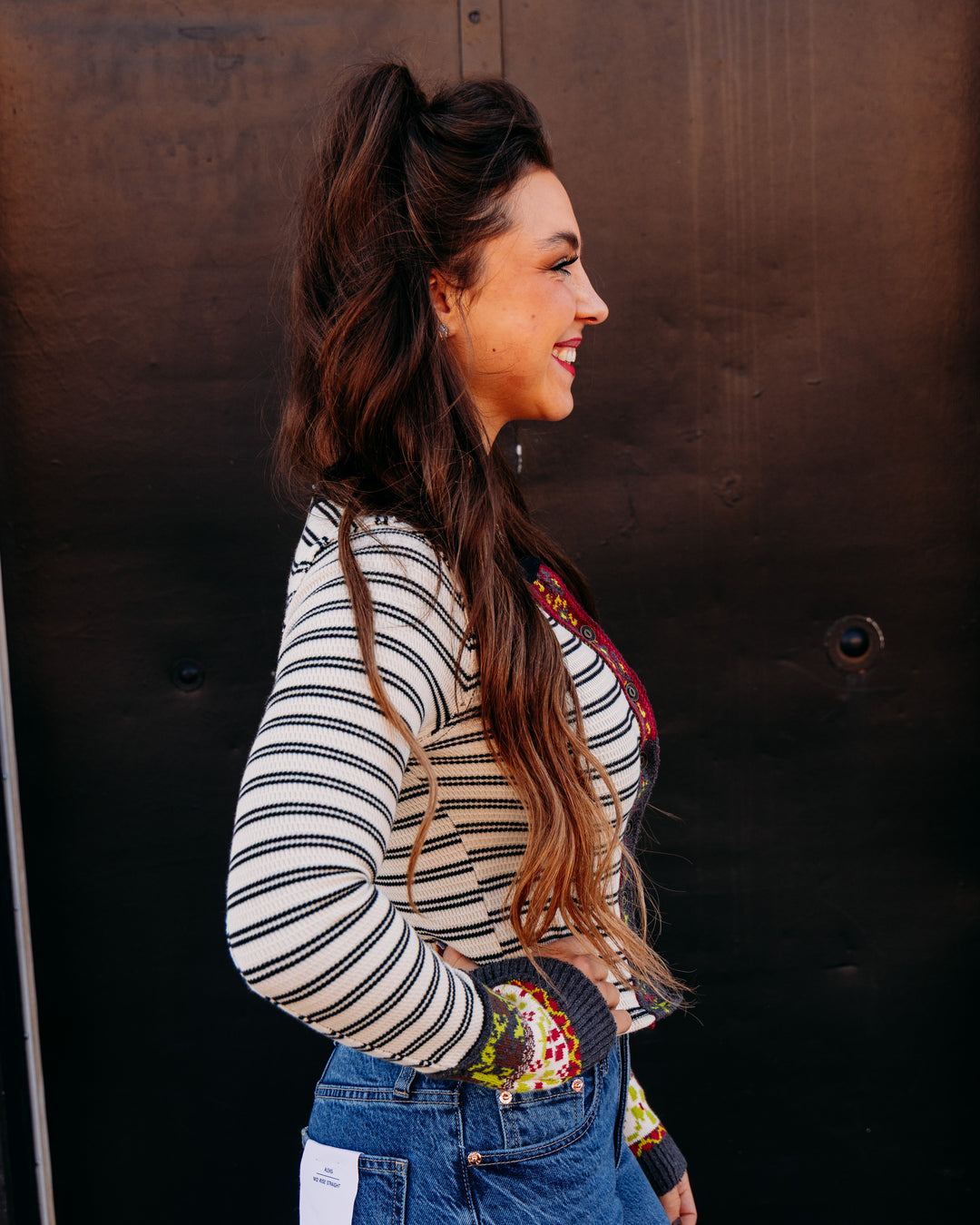Free People: NOA CARDIGAN in Tea Combo (FP-OB2563678-1103)
