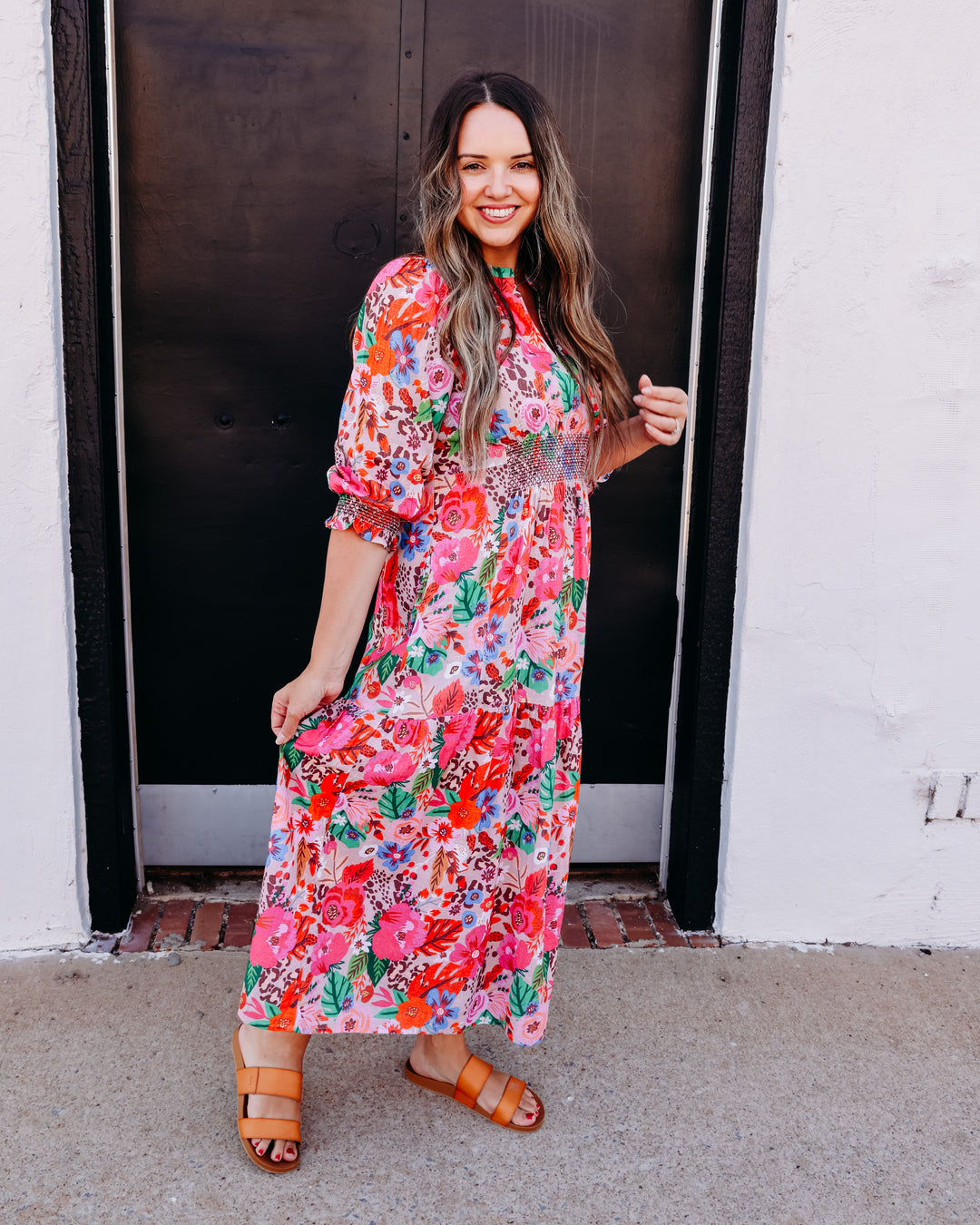 Ivy Jane: Colorful Dress in Pink (72682)