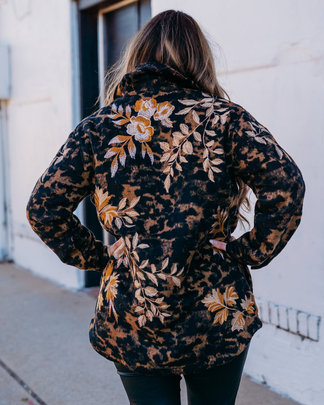 Johnny Was: Oversized Shirt Jacket in Floron Jacquared - The Vogue Boutique