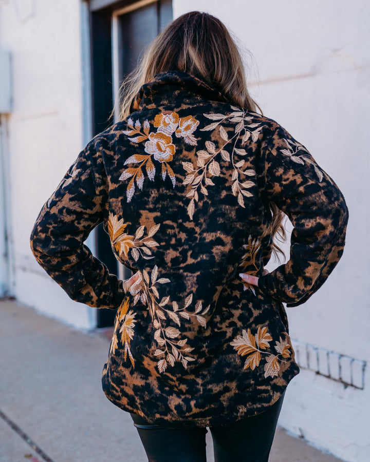 Johnny Was: Oversized Shirt Jacket in Floron Jacquared - The Vogue Boutique