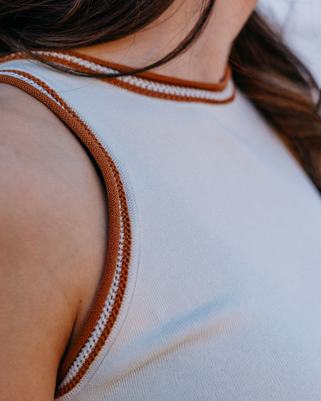 Another Love: Mariah Tank Top in Vintage Cream - The Vogue Boutique