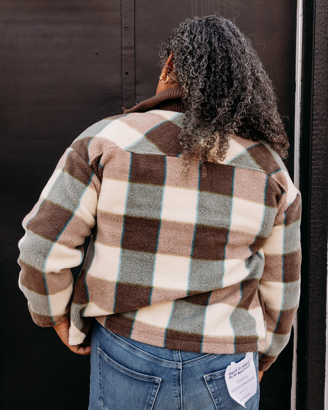 Thread & Supply: Harrison Jacket in Cream Brown Plaid (J2362PFKTS)