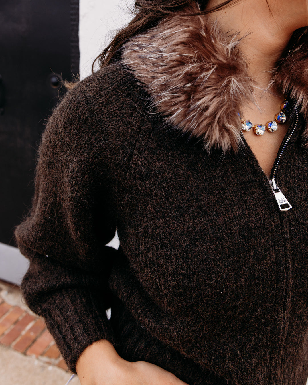 Steve Madden: Odessa Sweater in Dark Espresso (SC11470)