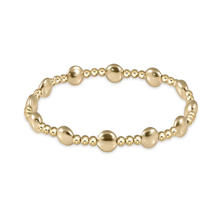 Enewton: Honesty Gold Sincerity Pattern 6mm Bracelet - The Vogue Boutique