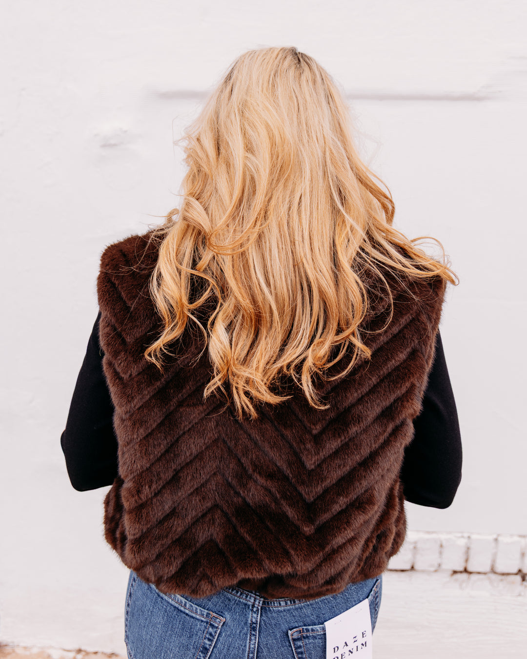 Steve Madden: Luxie Vest in Dark Espresso (SC01354)