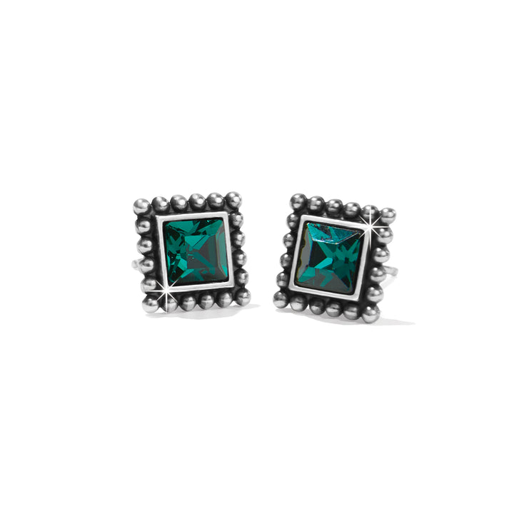 Brighton: Sparkle Square Mini Post Earrings (J22405)
