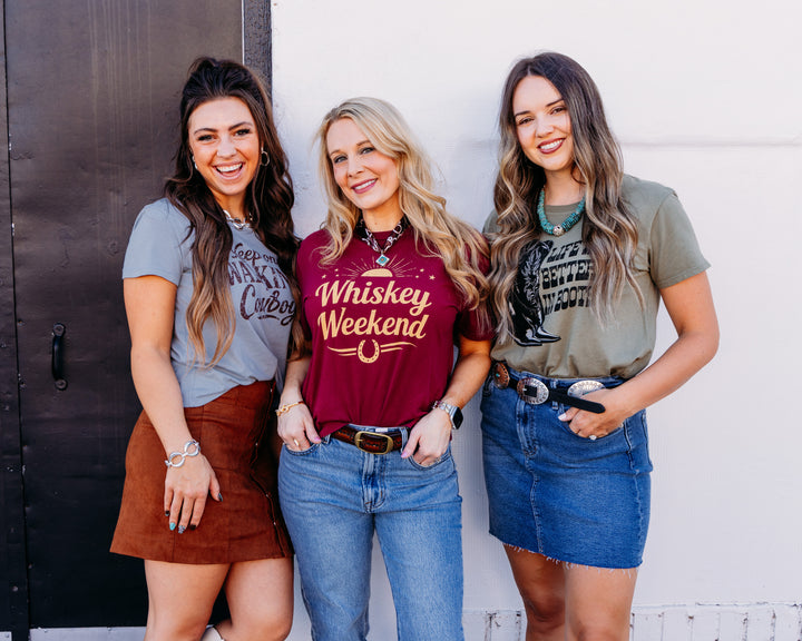Project Social T: Keep Walking Tee in Smokey Blue