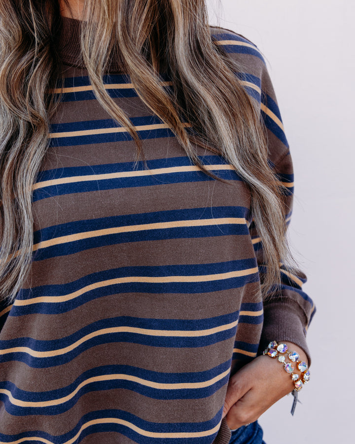Free People: PALM SPRING STRIPED in Army Combo (FP-OB2391270-3352)