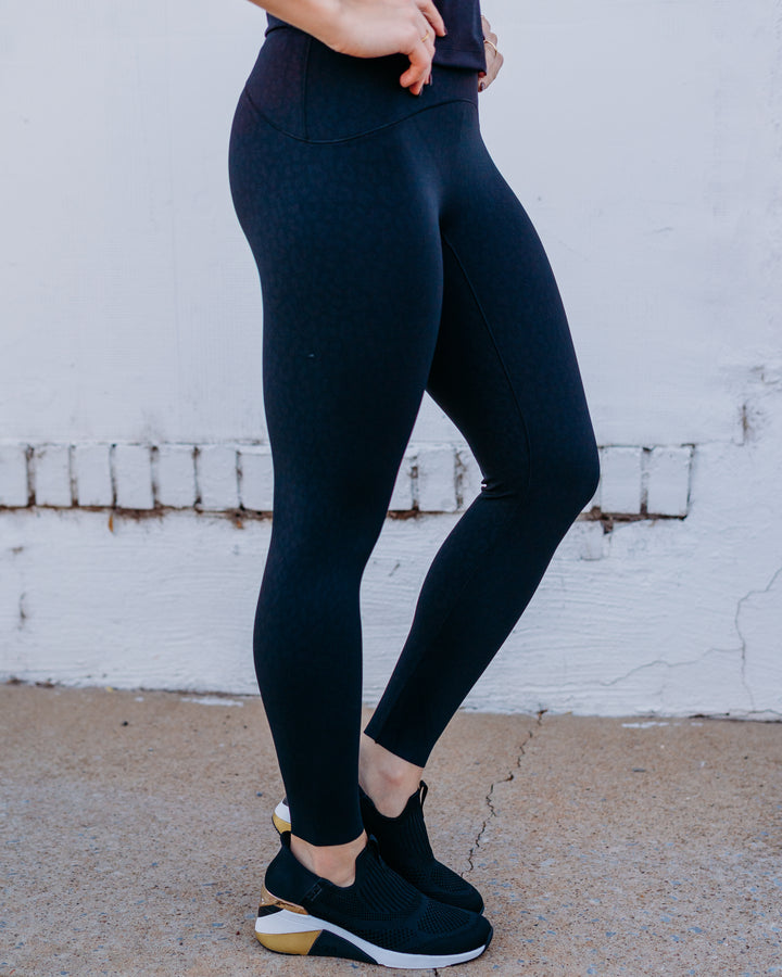 Spanx: Booty Boost 7/8 Legging in Embossed Leopard (51178R)