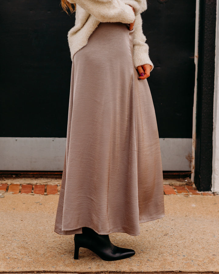 Z Supply: NorthPointe Midi Skirt in Moonlight - The Vogue Boutique