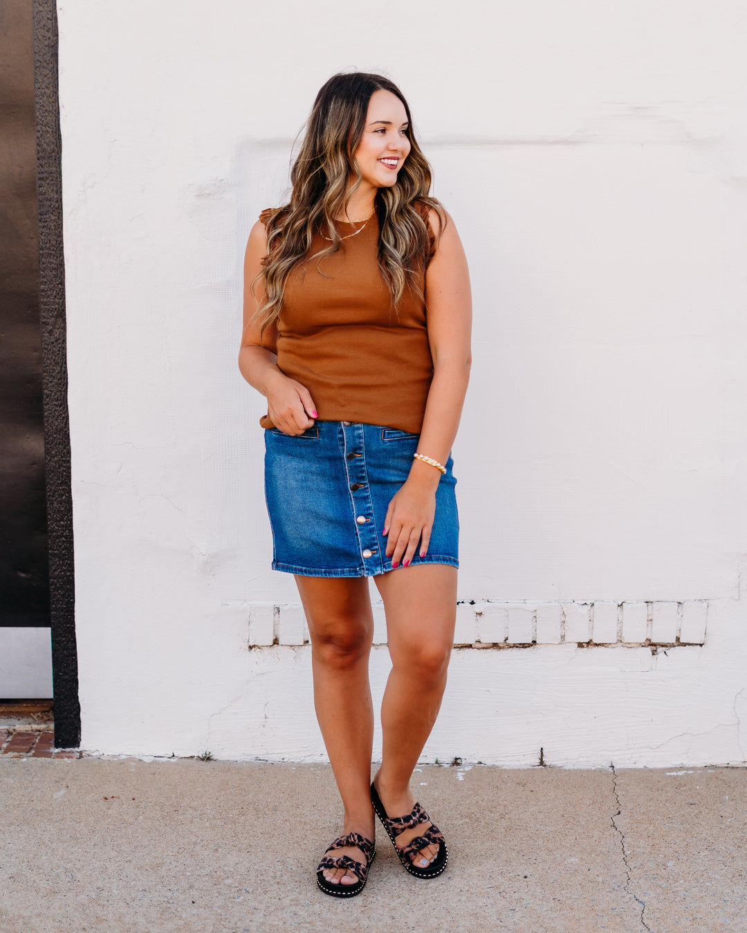 Dear John: Quinn Jean Skirt in Denim - The Vogue Boutique