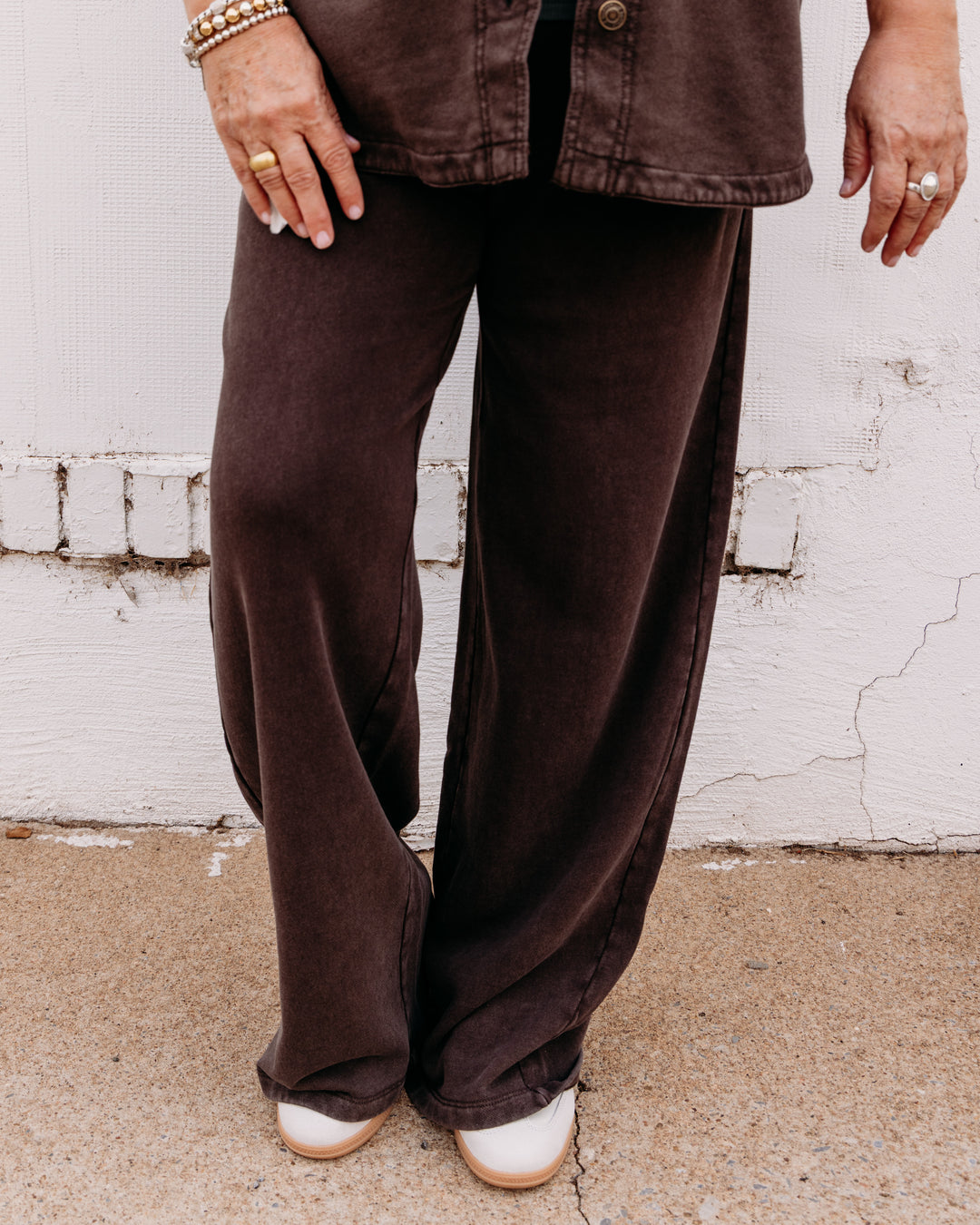 Z Supply: Hunter Knit Pant in Dark Chocolate