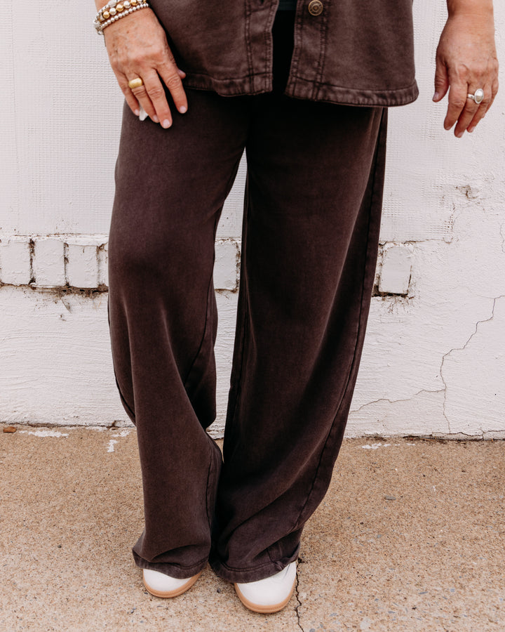 Z Supply: Hunter Knit Pant in Dark Chocolate