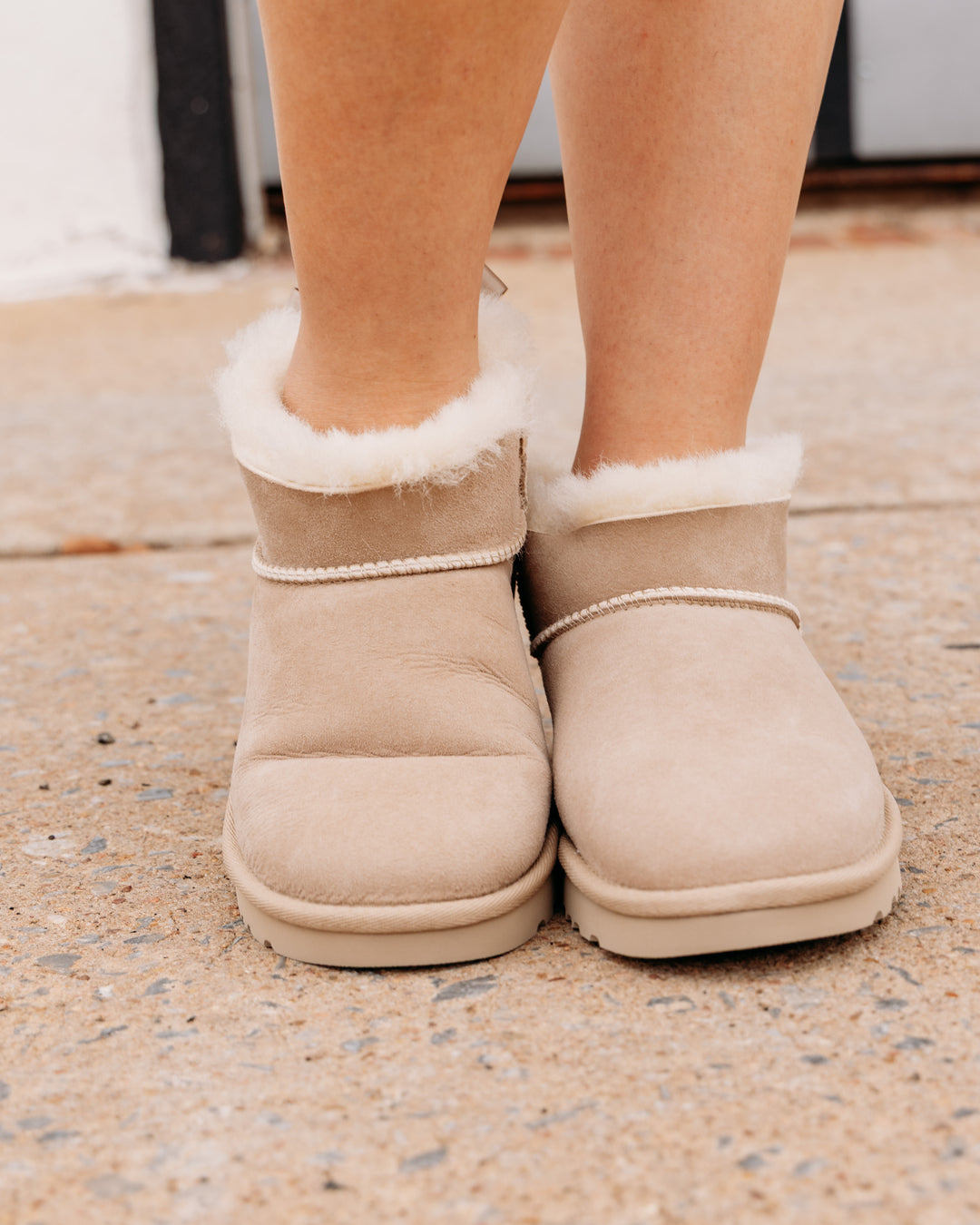 UGG: Ultra Mini Bailey Bow Boot in Sand (1185491)