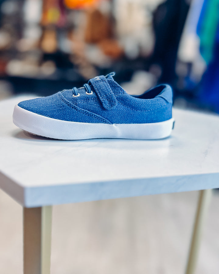 Sperry: Big Kid's Spinnaker Washable Sneaker - Navy - The Vogue Boutique
