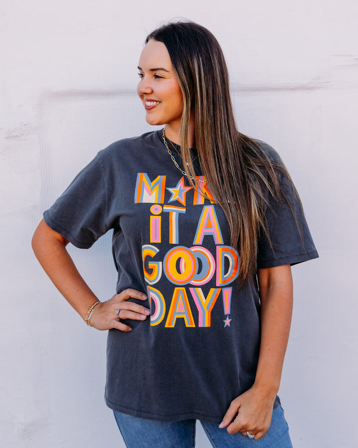 Poppy & Pine: Shine & Make It A Good Day Tee
