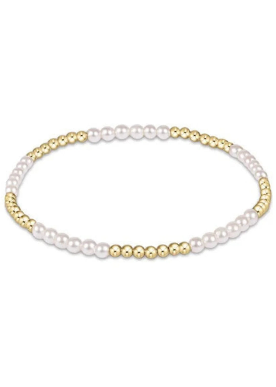 Enewton: Classic Gold Pearl Blissful 3mm Bracelet - The Vogue Boutique