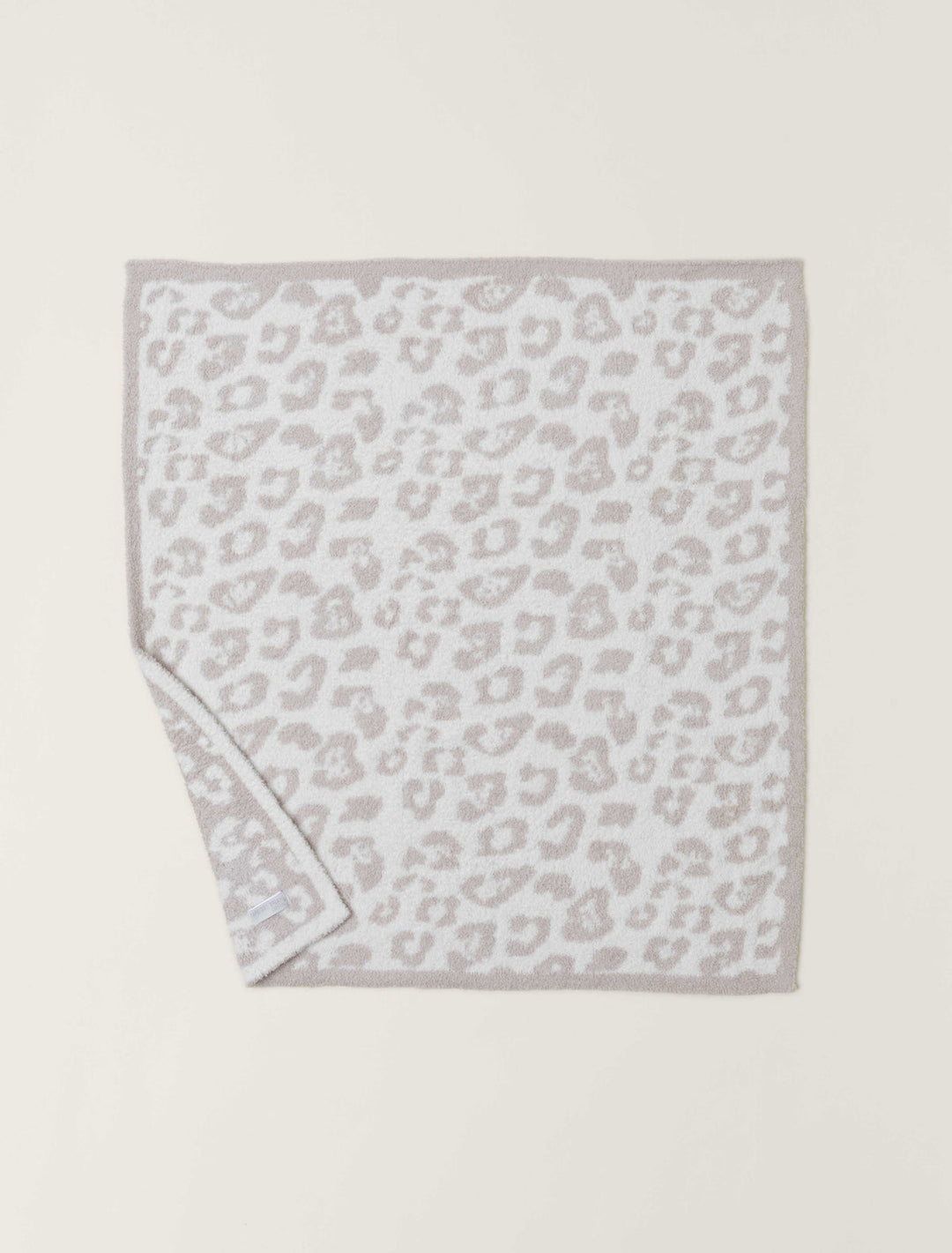 Barefoot Dreams: CozyChic Barefoot in the Wild Baby Blanket in Stone / Cream