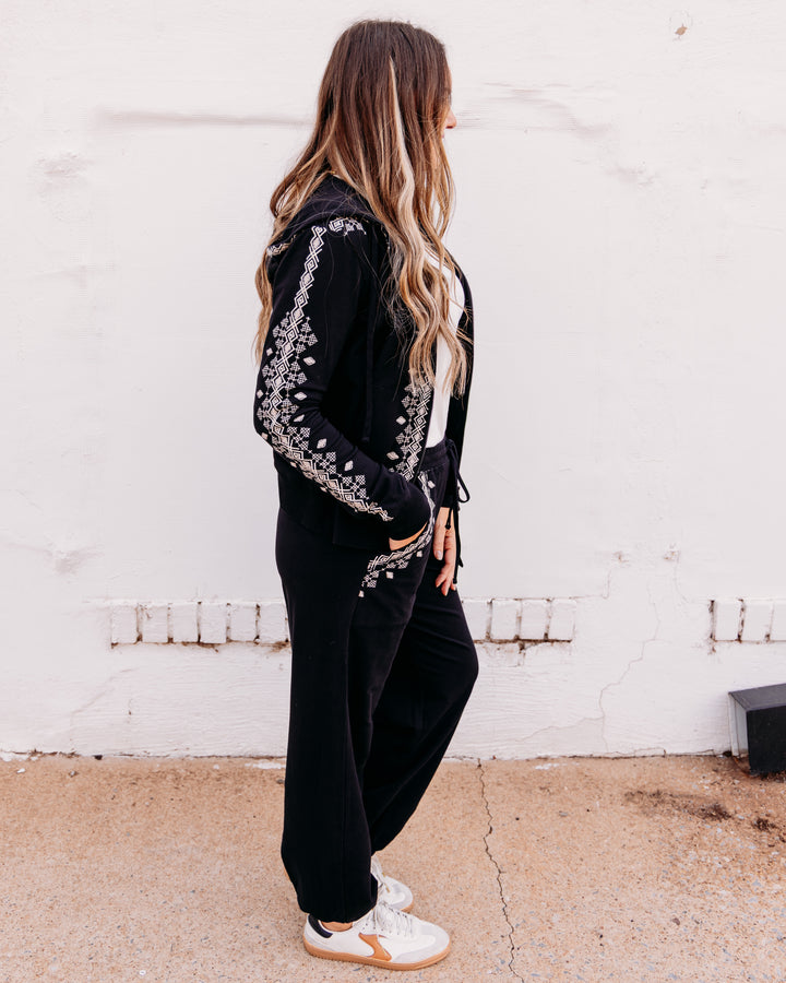 Johnny Was: Modern Zip Up Sweatshirt in Tamira