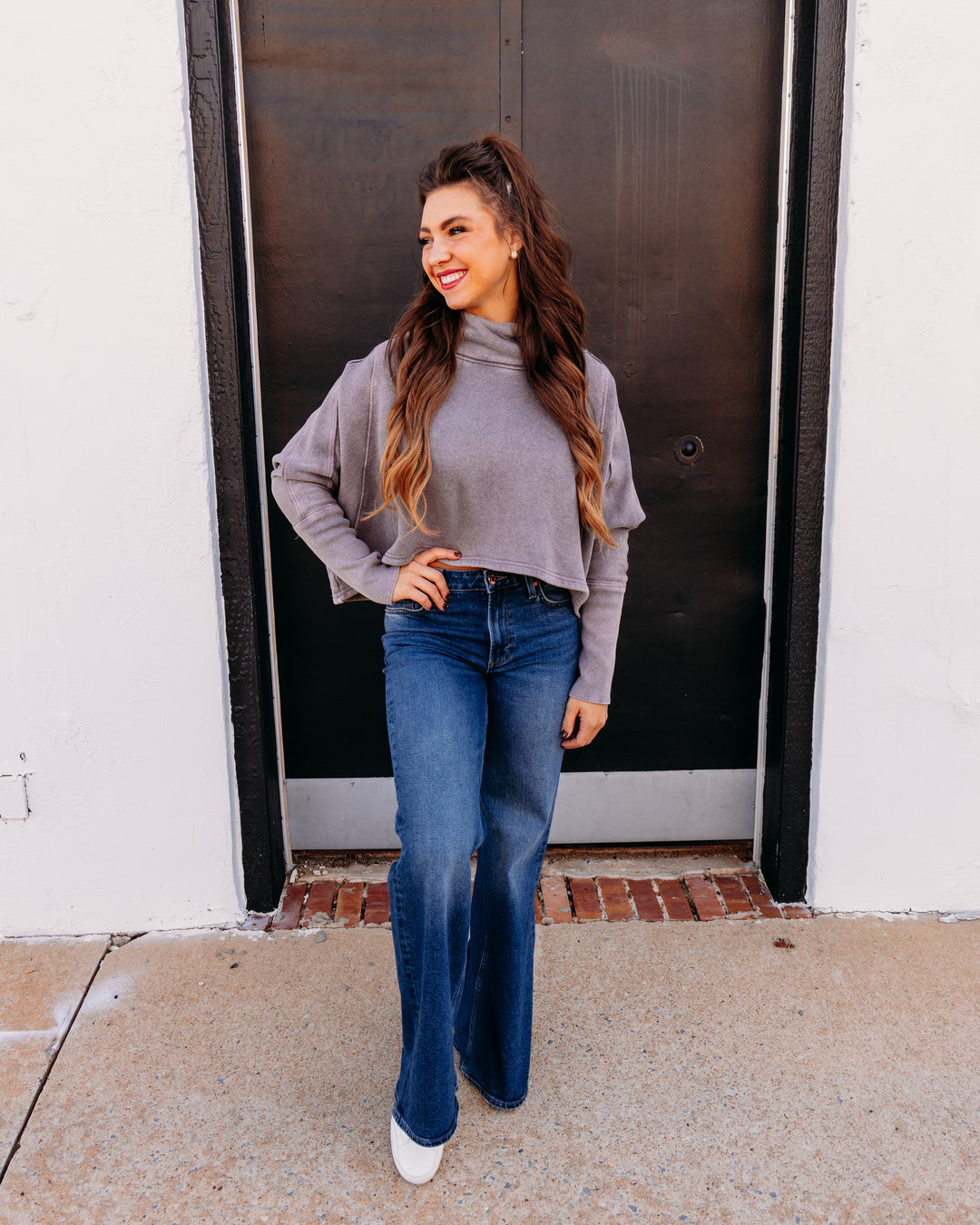 Free People: MY GIRL PULLOVER in Deville Mauve (FP-OB2624747-5503)