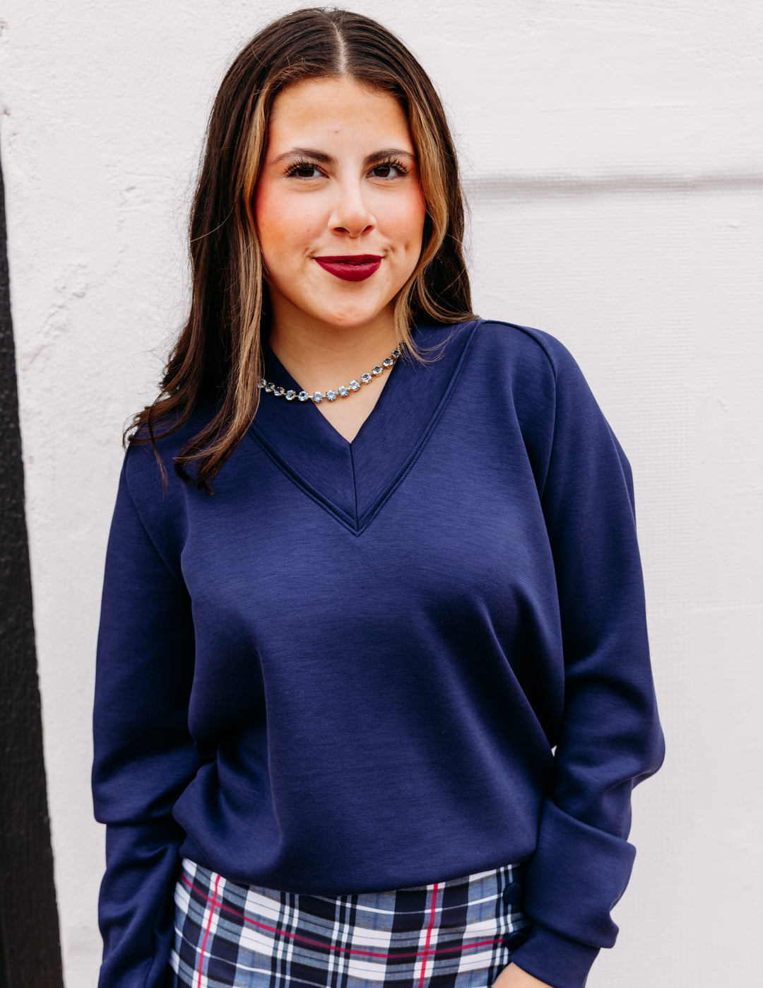 Smith And Quinn: Candace Pullover in Navy (12100)