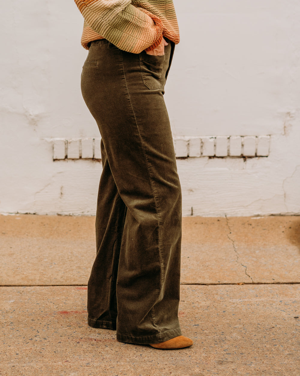 Another Love: Anabel Pants in Hunter Green - The Vogue Boutique