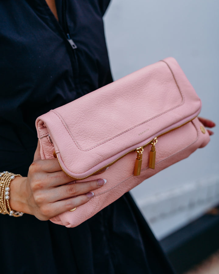 Hammitt: Beverly Med in Flamingo/Brushed Gold (19070)