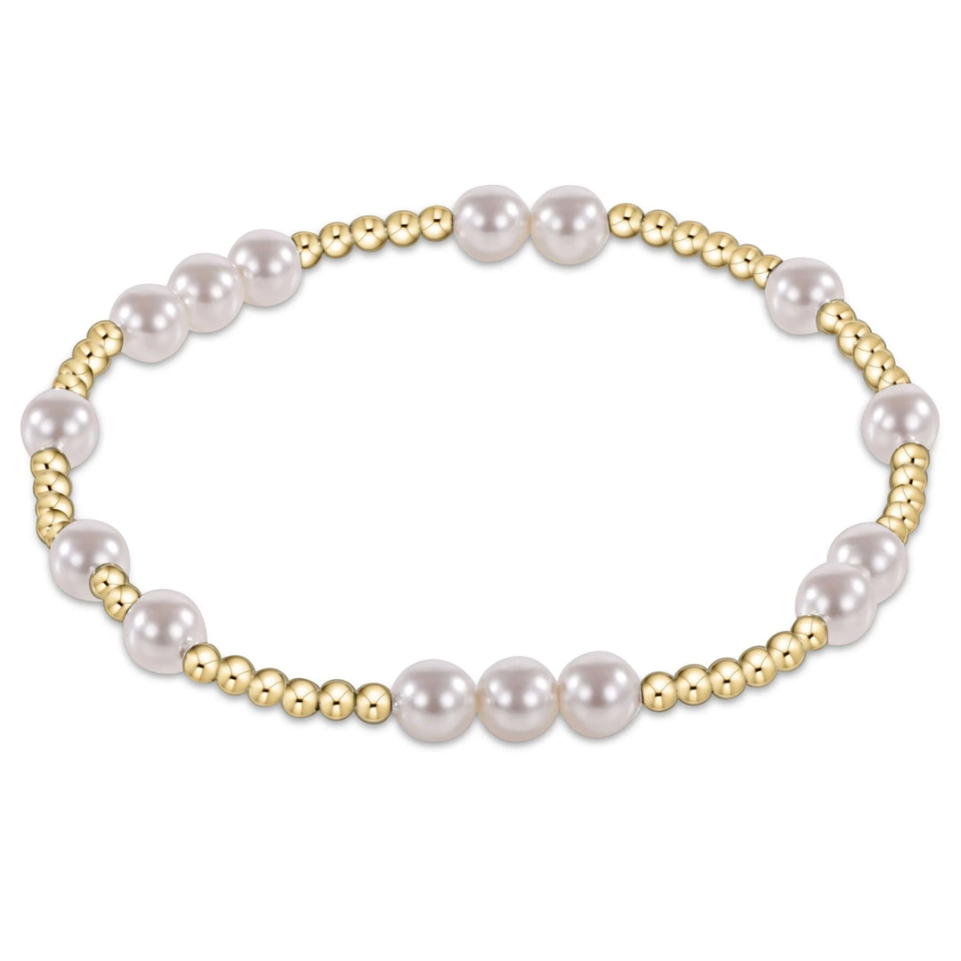 Enewton: Hope Unwritten Pearl Beaded Bracelet - The Vogue Boutique