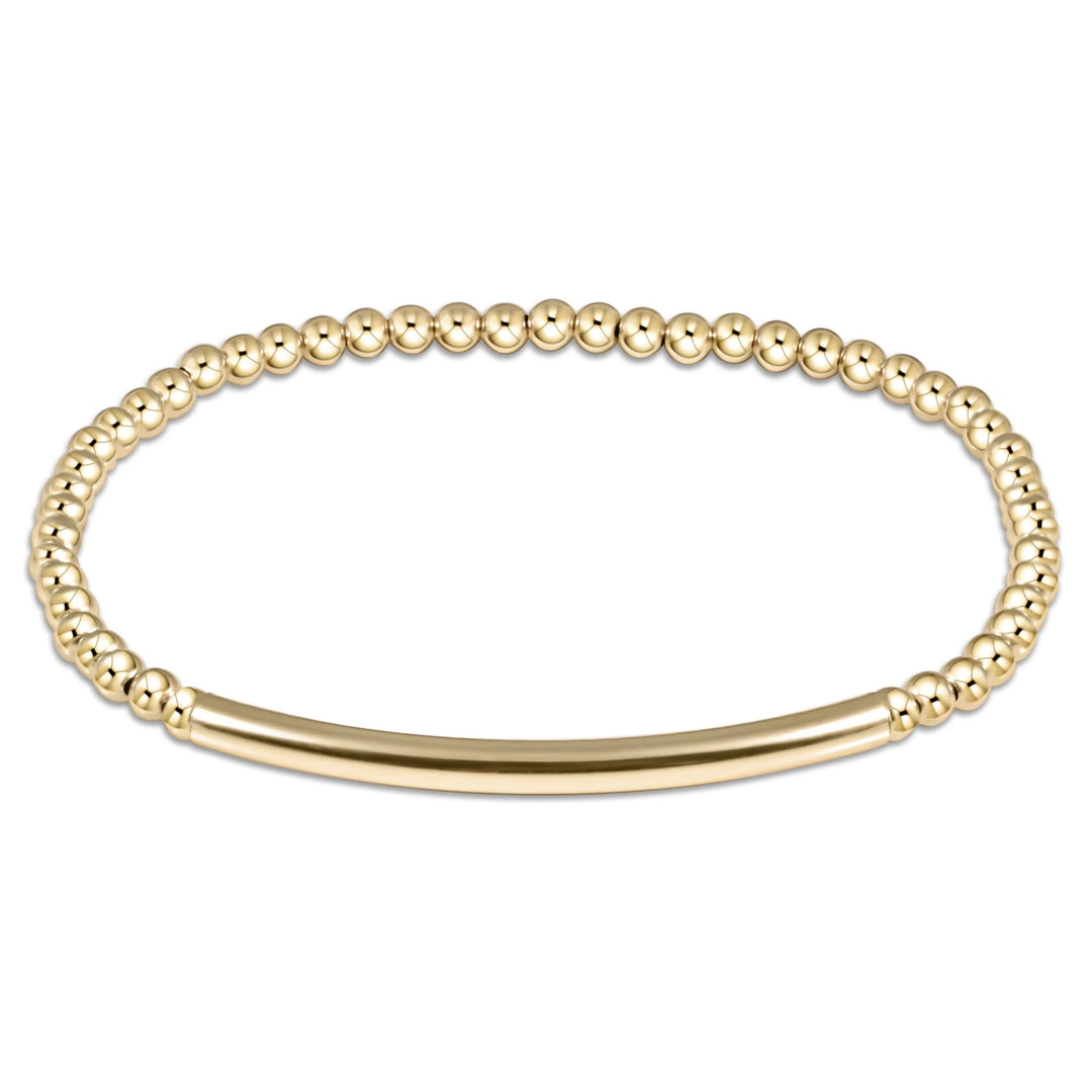 Enewton: Bliss Bar Smooth Gold Bracelet
