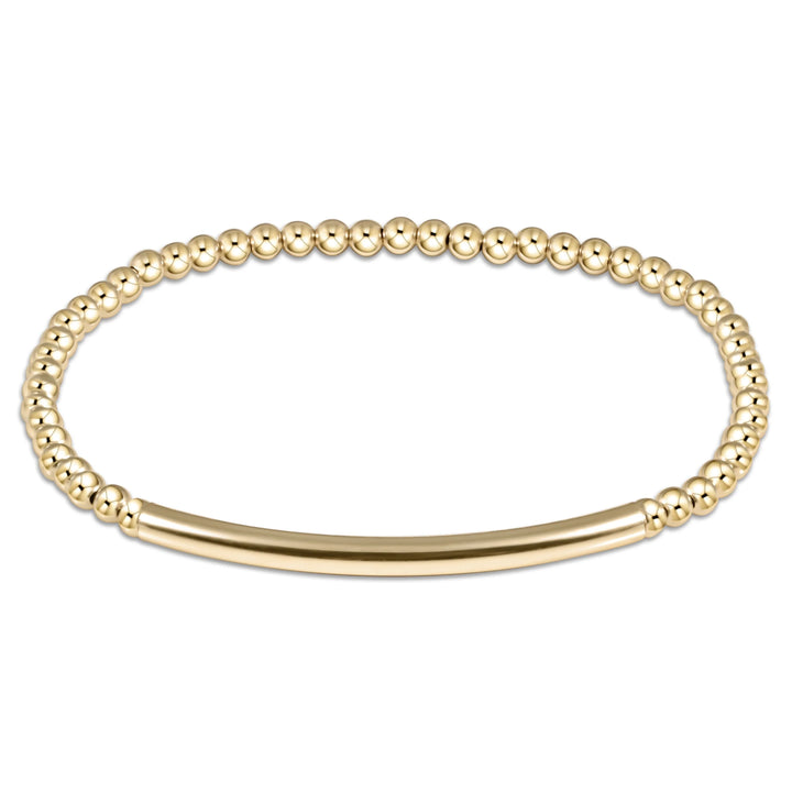 Enewton: Bliss Bar Smooth Gold Bracelet