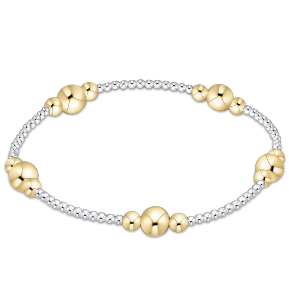 Enewton: Classic Purpose Bracelet in Mixed Metal - The Vogue Boutique