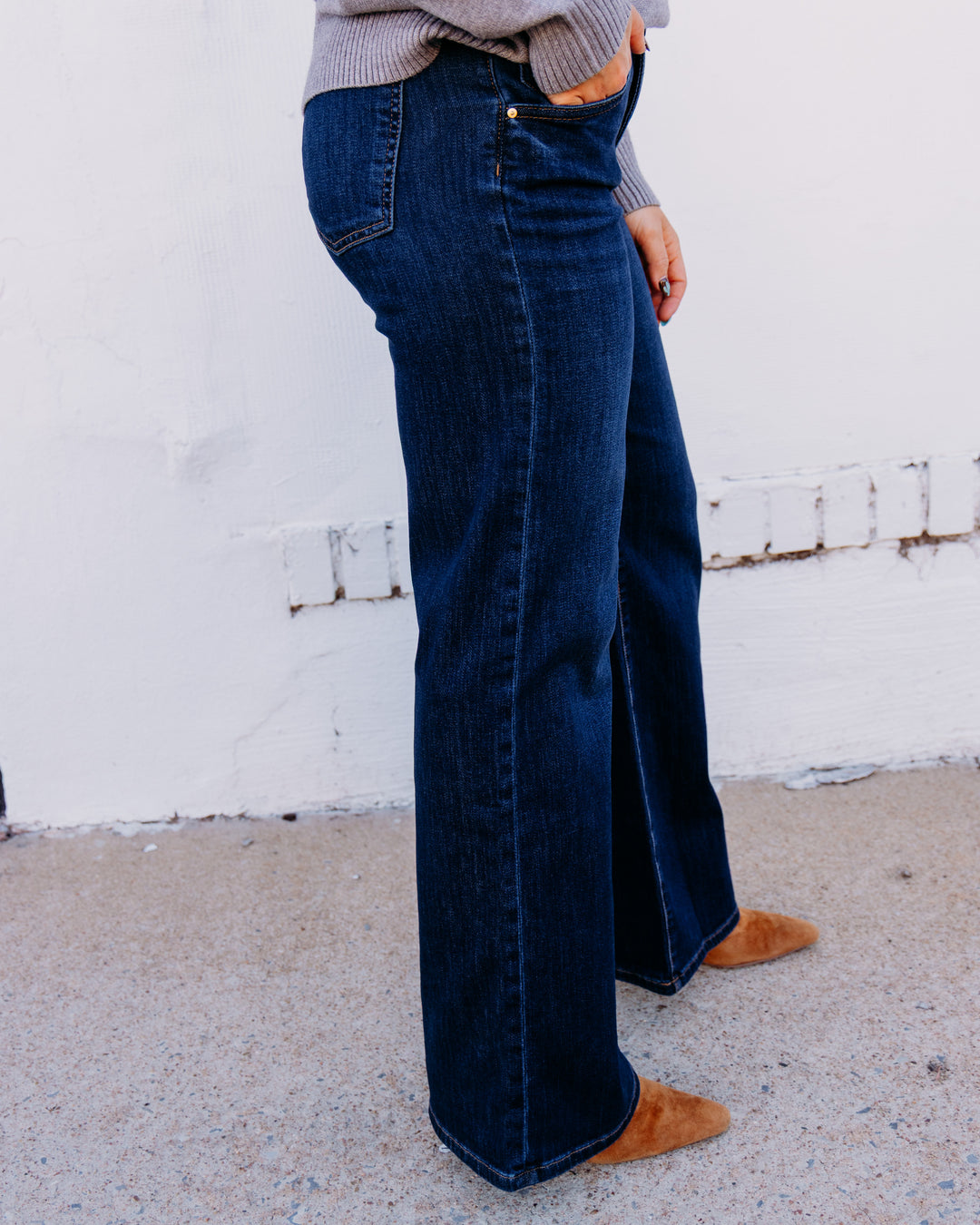 Kut: Maya High Rise Wide Legs in Angelically (KP2590MA1)