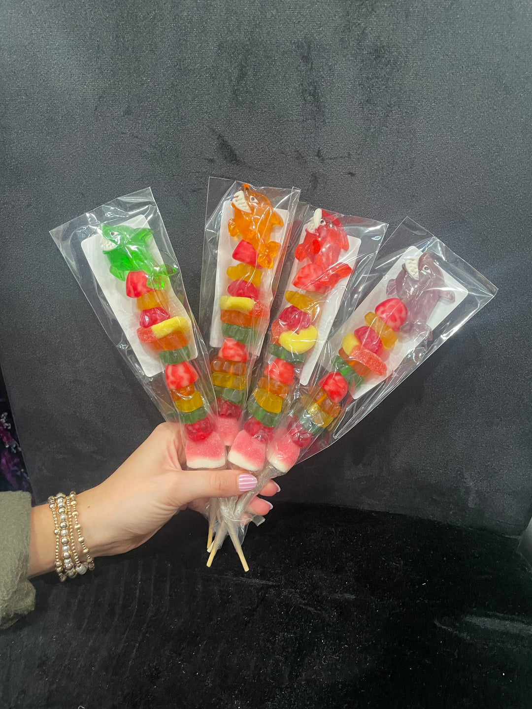 Lolli and Pops: Sharks Gummy Kabobs (Under the Sea) - The Vogue Boutique