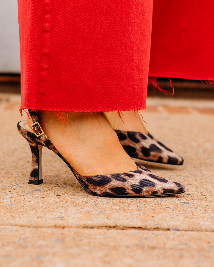 Jessica Simpson: Fyvera High Heel in Leopard - The Vogue Boutique