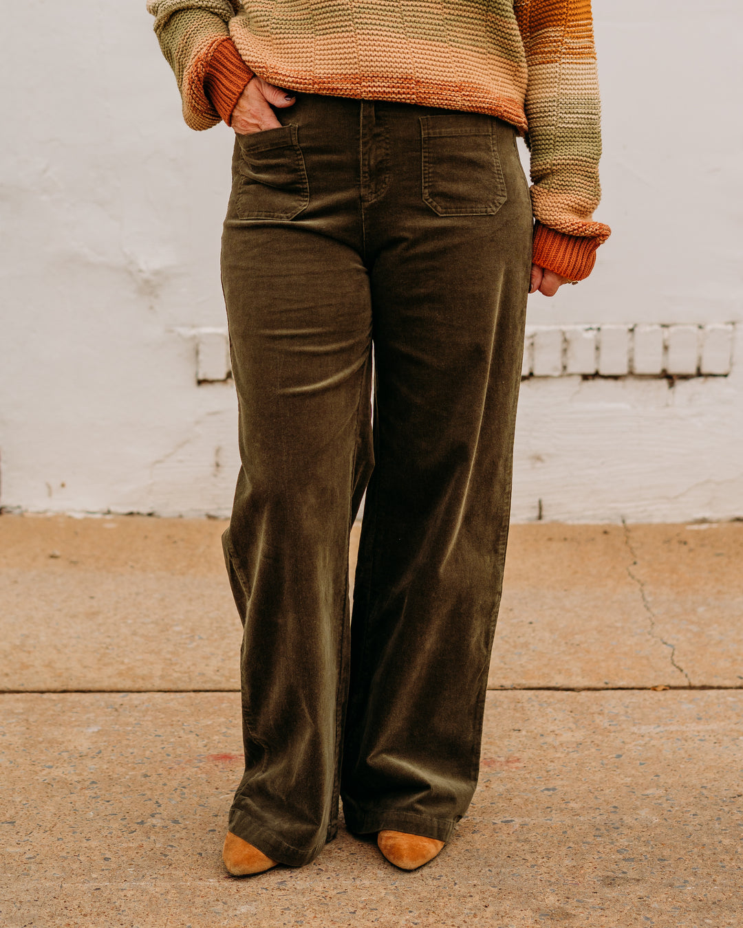 Another Love: Anabel Pants in Hunter Green - The Vogue Boutique
