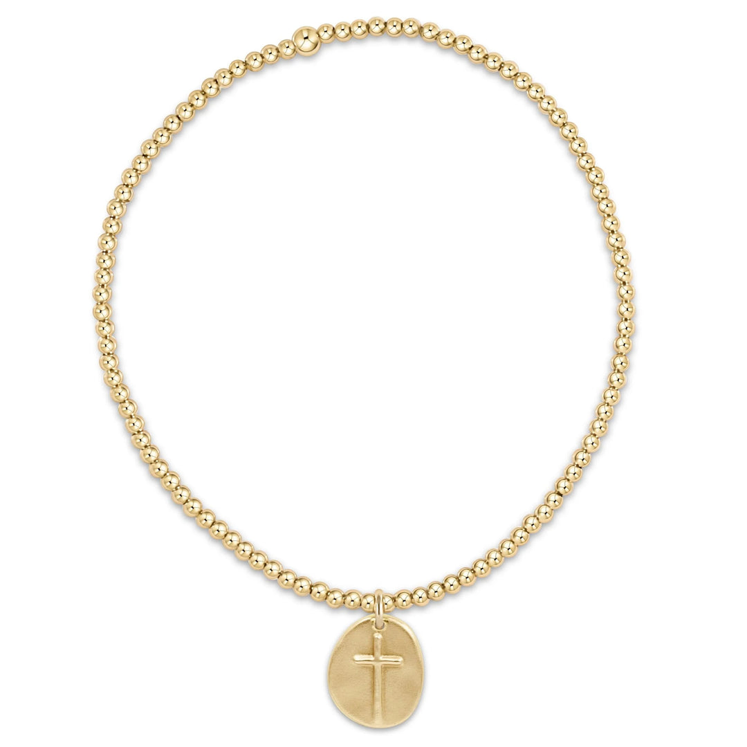 Enewton: Classic Gold Bead Bracelet Inspire Small Gold Charm