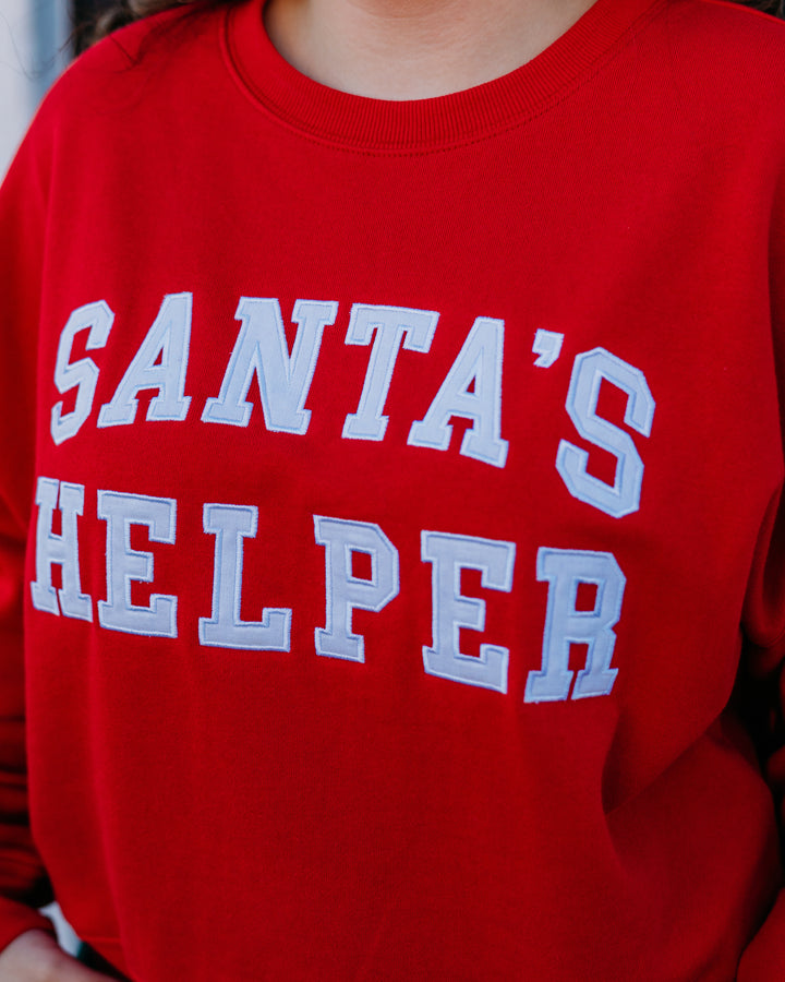 Z Supply: Holiday Sweatshirt in Festive Red - The Vogue Boutique