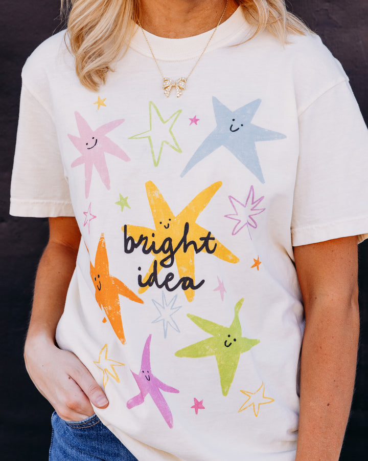 Poppy & Pine: Bright Idea Tee in Ivory
