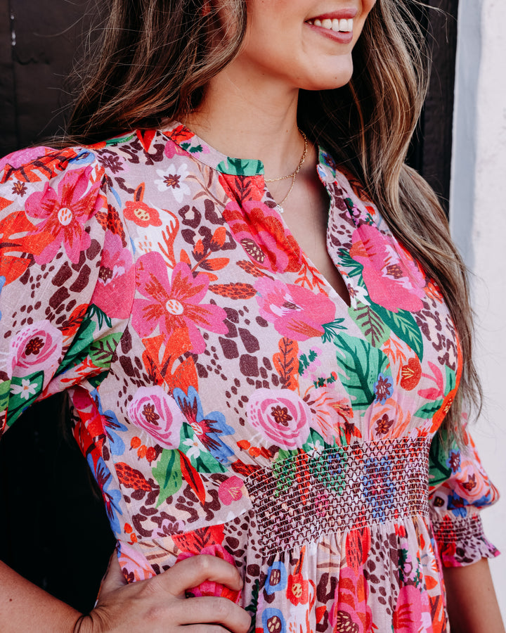 Ivy Jane: Colorful Dress in Pink (72682)