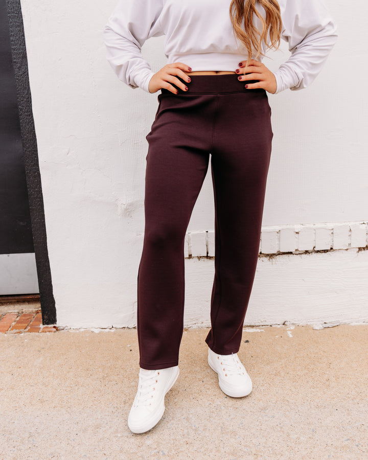 Spanx: AIRESSENTIALS® SLIM STRAIGHT PANT in Truffle Brown (21793R)