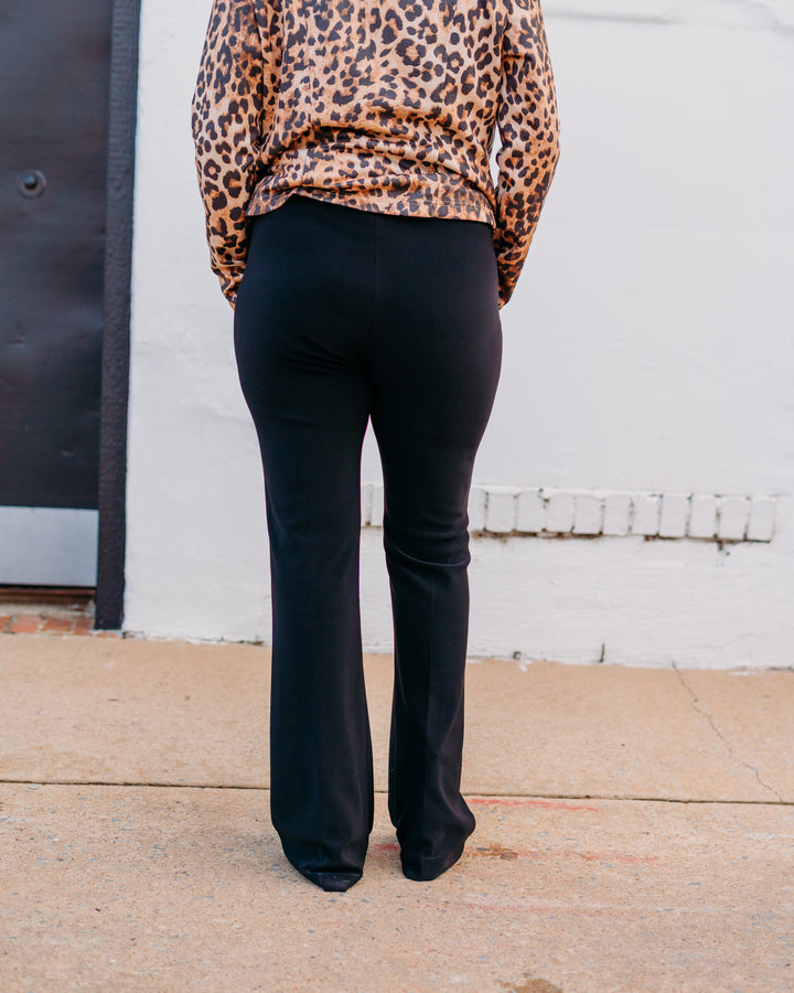 Joseph Ribkoff:Classic Flared Pant in Black 163099NOS - The Vogue Boutique