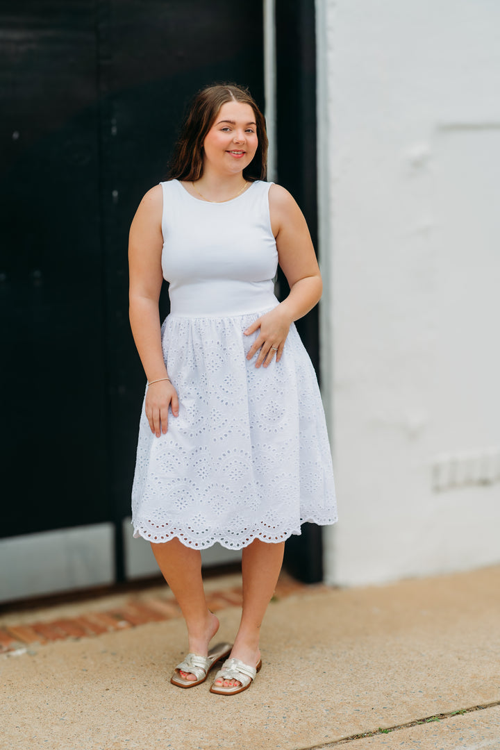 Steve Madden: Julian Dress in White - The Vogue Boutique