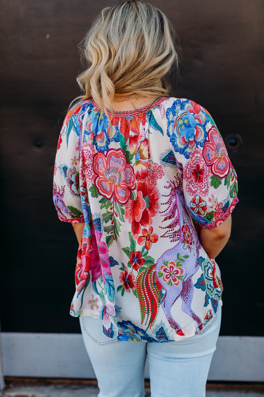 Johnny Was: Avah Button Down Shirt Kallie C15925-4 - The Vogue Boutique