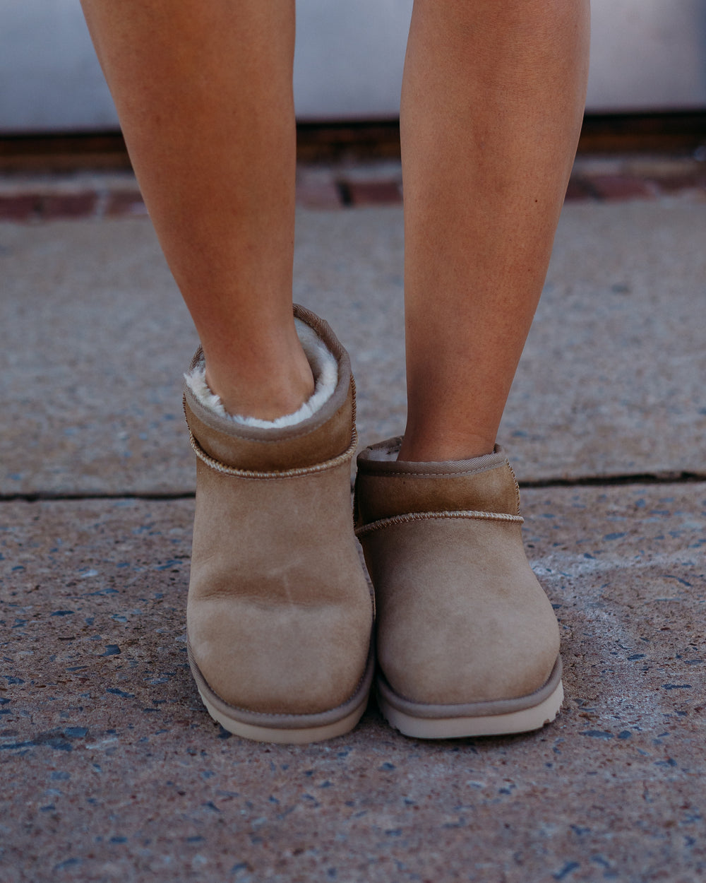 Ugg: Classic Ultra Mini in Sand - The Vogue Boutique