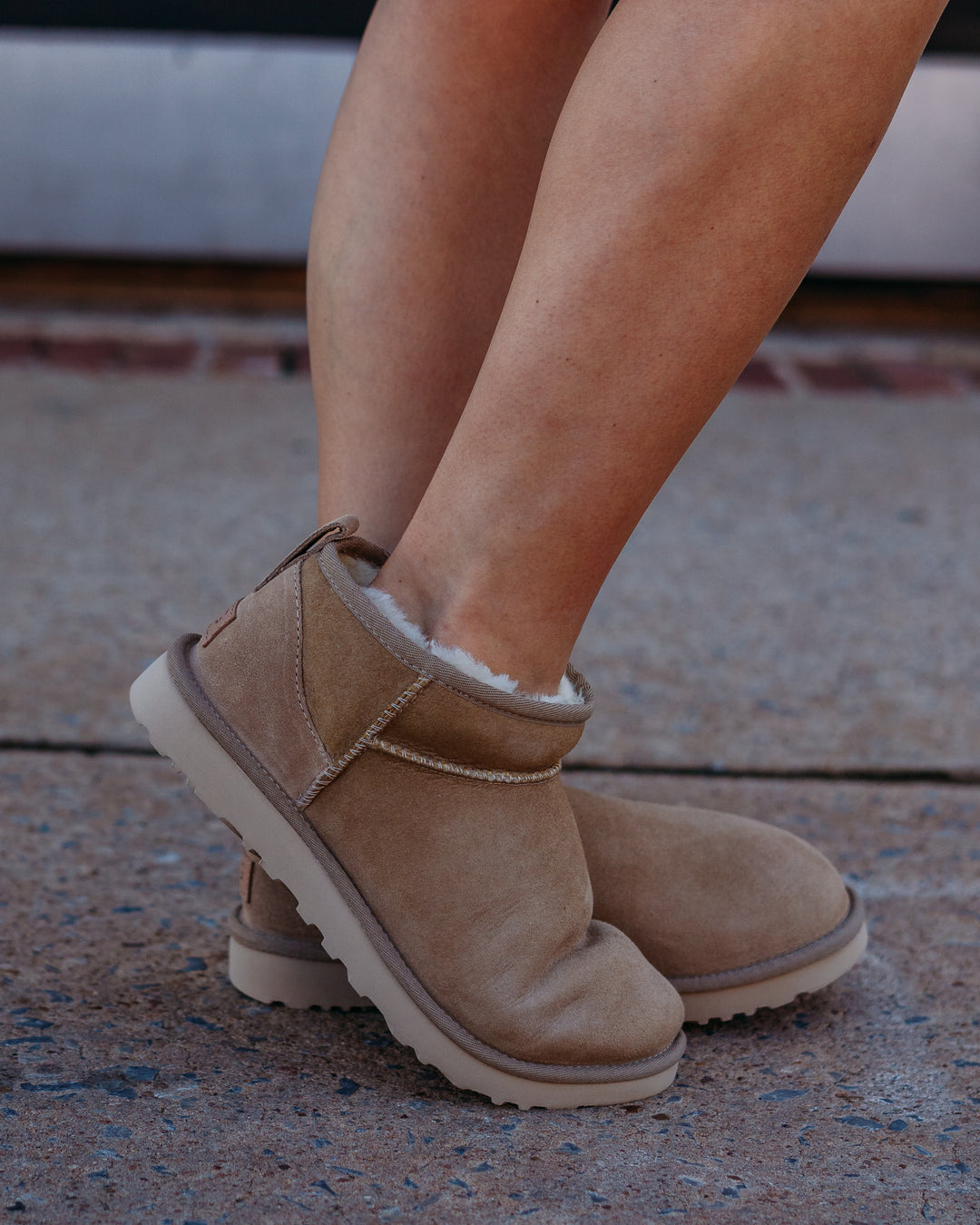 Ugg: Classic Ultra Mini in Sand - The Vogue Boutique
