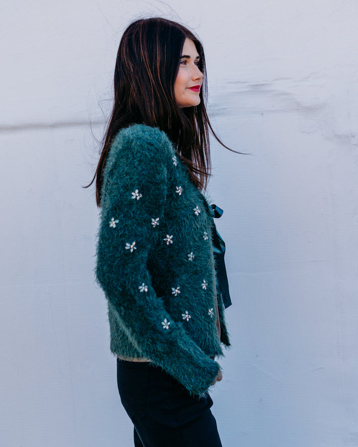 Another Love: Serafina Cardigan in Rainforest - The Vogue Boutique