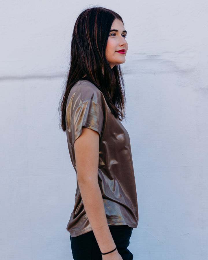 Another Love: Lumi Top in Gold - The Vogue Boutique
