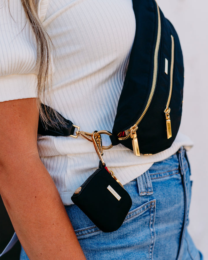 Hammitt: Charles Crossbody Med in Black Nylon Cargo (17330) - The Vogue Boutique