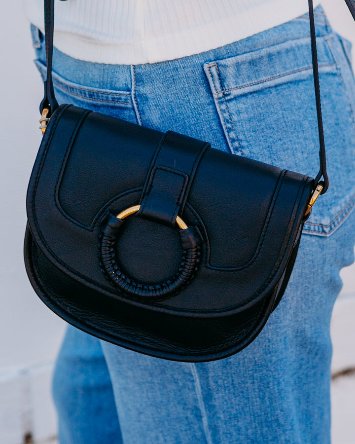 Hobo: Kiva Small Crossbody in Black - The Vogue Boutique