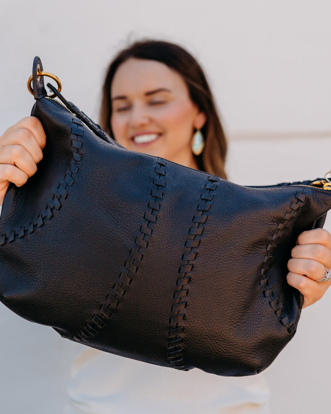 Hobo: Opal Shoulder In Black (82537BLK) - The Vogue Boutique